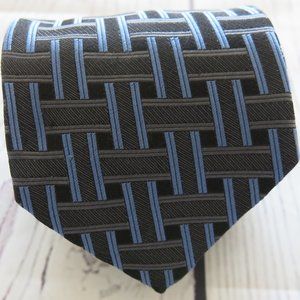 Kolte Italy Multi Color Woven Fabric 100% Silk Neck Tie
